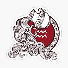 It rules invention, aerodynamics, and modern science. Aquarius Water Bearer Stickers Redbubble