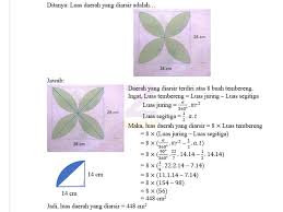 Berikut ini merupakan sebagian macam 30+ contoh gambar bunga yang diarsir kekinian adalah sebagai berikut Soal Tentukanlah Luas Daerah Yang Diarsir Pada Gambar Berikut Pi 22 7