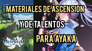 Maybe you would like to learn more about one of these? Ayaka Materiales De Ascension De Talentos Y Como Obtenerlos I Moras Totales Genshin Impact 1 3 Youtube