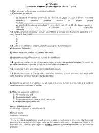 Legea 292/2018 privind evaluarea impactului. Model Notificare Anexa 5a Legea 292 Pdf
