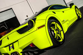 Check spelling or type a new query. Ferrari 458 Italia Matte Hi Liter Yellow Incognito Wraps