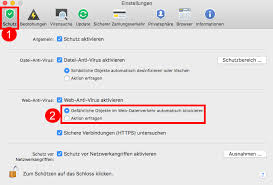 Anpassen Der Einstellungen Des Web Anti Virus In Kaspersky Internet Security 18 Fur Mac