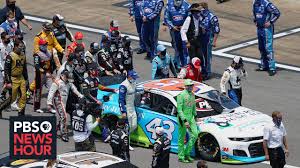 Lol how idiotic is that. News Wrap Nascar Drivers Support Bubba Wallace After Noose Found In His Garage Spot Pbs Newshour