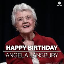 95 and still going strong! Happy Birthday Angela Lansbury! Lansbury played  Jessica Fletcher in “Murder, She Wrote,” Miss Price in “Bedknobs and  Broomsticks,” and was the voice of Mrs. Potts in “Beauty