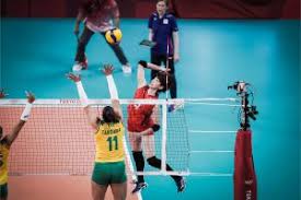 Women's volleyball pool a match between japan and brazil from ariake arena at the tokyo olympics. L5g6ta Ts1boxm