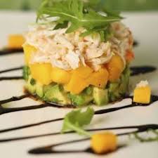 Timbale De Crabe Avocat Et Mangue Recette Mangue Recettes De Cuisine Avocat Crabe