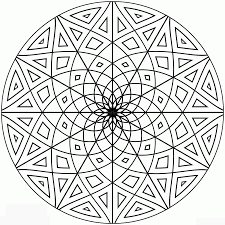 All of these geometric coloring pages can help you deal with your stress. Geometric Design Coloring Pages To Print Coloring Home