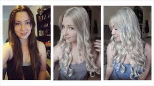 Dark black/brown to dark blonde hair can be perfectly bleached for color dying. How I Bleached My Hair Dark Brown To Light Ash Blonde Youtube