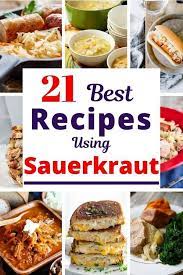 21 Delicious Recipes Using Sauerkraut Homemade Recipes Recipes Grilled Cheese Recipes Easy