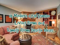 The rustic feel of this craftsman living room exudes from the usage of exposed wood beams, reclaimed wood timber for the fireplace and other wooden elements. 12 Modern Craftsman Living Room And Family Room Design Ideas Decohero Youtube