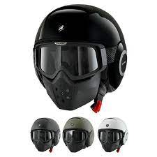 Shark Raw Blank Helmet Helmet Road Rage Fighter Pilot