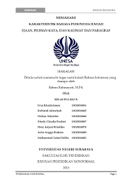 Kalimat tersebut tidak menyertakan subjek kalimat. Memahami Karakteristik Bahasa Indonesia Ilmiah Ejaan Pilihan Kata Dan Kalimat Dan Paragraf 1q7j114groqv
