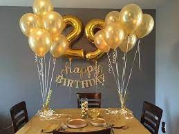 Most Up To Date Pictures Simple Birthday Decorations Style Cream In 2021 Simple Birthday Decorations Birthday Party Decorations For Adults Birthday Decorations For Men