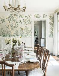 Dining room wallpaper sets the mood. Dining Room Inspiration To Inspire Our Remodel Closetful Of Clothes Traditional Dining Rooms Dining Room Wallpaper Dining Room Inspiration