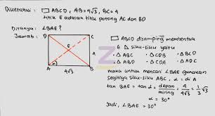 Dan di dalam artikel ini, saya akan menjelaskan. Soal Diketahui Persegi Panjang Abcd Dengan Ab 4sqrt3 Cmdan Bc 4 Cm Jika E Adalah Titik Pot