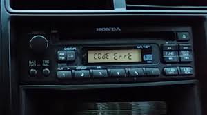 This should unlock and reset your car's audio system. Error On A Honda Radio What To Do Youtube