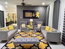 Tips dekorasi bajet rumah bujang. Tema Kuning Grey Cantik Jugak Deco Rumahku Syurgaku Facebook