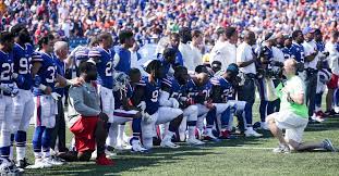 Nfl games haven't been shown at the bar since president trump, at a september rally in alabama, cursed the league's players who knelt during the national anthem, igniting an unprecedented wave of. Buffalo Bills Players Coaches Respond To National Anthem Protests Buffalo Rumblings