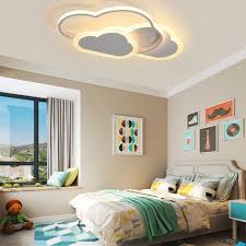 Golden ceiling lights are some of the most popular ones for nurseries. 32w Led Ceiling Light Nursery Boy And Girl Bedroom Lamp Led Eye Protection Ceiling Lamp Cartoon Creative Stereoscopic Cloud Childrens Lamp Metal Acrylic Design O42cm White Warm Light Amazon Co Uk Kitchen Home