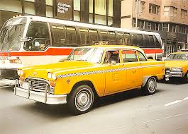 Image result for Taxi Cab Federal Yellow 1956 Taxi