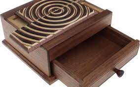 You can only open it if you find its secret opening sequence. Ripple Out Puzzle Box Japanese Wooden Puzzle Box By Karakuri Puzzle Score