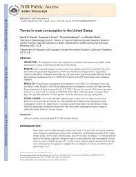 She'll be back this afternoon. Pdf Trends In Meat Consumption In The Usa
