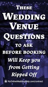 101 Questions To Ask Your Wedding Venue Covering 15 Must Know Topics This Or That Questions Wedding Venue Questions Wedding Venues