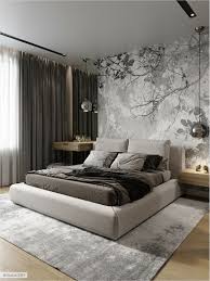 Bolshaya Krovat V Spalne I Myagkimi Prostymi Formami V Skandinavskom Stile Deco Chambre A Coucher Chambre A Coucher Design Idee Chambre