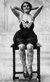 Stunning vintage photographs of early C20th tattoo artists