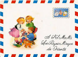 Cartas Reyes Magos Vintage Para Colgar Del Arbol De Navidad Navidad Artist Reyes Magos