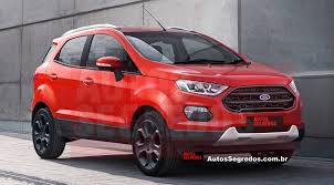 2017 Ford Ecosport Facelift Rendering By Autos Segredos Ford Ecosport Ford Ford Kuga