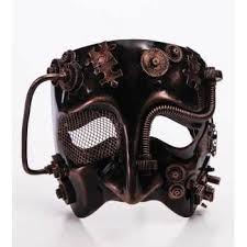 Steampunk Mask Male Bronze Walmart Com Steampunk Mask Steampunk Masquerade Mask