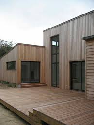 Avez Vous Pense A Construire Votre Maison Bois A Houlgate 14 Maison Ossature Bois Bardage Exterieur Maison Bardage Bois Exterieur