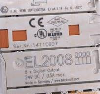 BECKHOFF EL2008 Industrial Automation Module 1PC