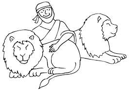 This page is just right for little hands to color in. Daniel And The Lions Den Coloring Pages Coloring Home