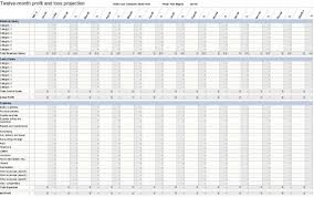 Open the sales forecast template in microsoft excel or a compatible spreadsheet application. Twelve Month Profit And Loss Projection Excel Template