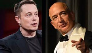 He was also an executive at tesla, an electric car manufacturer. Elon Musk Taunts Jeff Bezos Over Lunar Lander Contract Challenge