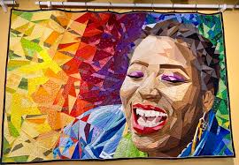 Cole Whitaker's 'Joy' quilt, awarded Best of Show at the 2023 "A  Celebration of Color" Quilt