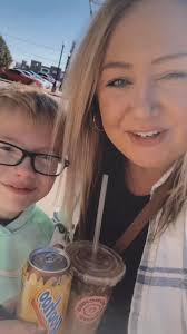 Hanging out with my boy today 🍩 #momlife #momsofinstagram #foodie  #icedcoffee #donuts #durantok