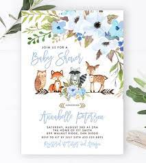Are you looking for free woodland baby shower templates? Free Baby Shower Invitation Template Woodland Fox Flowers Editable Printable Market Free Baby Shower Invitations Baby Shower Invitation Templates Baby Shower Invitations