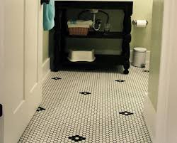 Featuring a pinwheel mosaic pattern, this white tile with the black accent is ideal for floor or wall applications. Black And White Bathroom Floor Tiles Uk Novocom Top