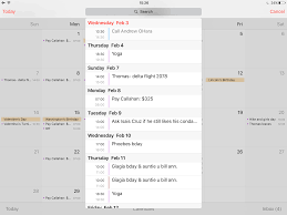 How to display your Calendar events as a list view widget on iPhone and iPad