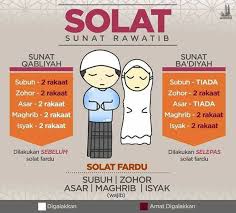 Antara sebab kita digalakkan mendirikan solat sunat ini adalah untuk mendekatkan diri kepada allah swt. Cerita Islam Solat Sunat Rawatib Biasa Juga Disebut Solat Sunat Qabliyyah Sebelum Dan Sunat Ba Diyyah Selepas Ia Merupakan Pendamping Atau Pelengkap Bagi Solat Wajib Yang Bertujuannya Untuk Mencari Keredaan Allah Di