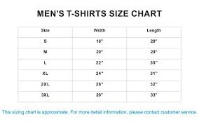 Size Chart Cotton Thugs