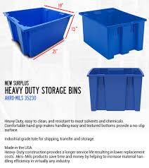 Use a mild soap and rinse it thoroughly. Used Plastic Storage Bins Warehouse Rack Company Inc