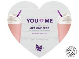 Look for seasonal promotions in the banner across the top of the homepage. The Coffee Bean Valentines Day Promotion Buy 1 Free 1 14 February 2019