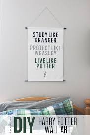 Diy Harry Potter Wall Art Harry Potter Wall Harry Potter Wall Art Harry Potter Bedroom