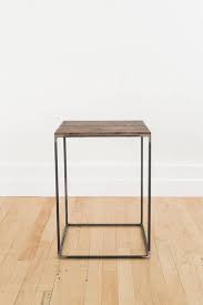 Square End Table Night Stand Side Table White Oak Walnut Wood Etsy Side Table White Side Tables End Tables