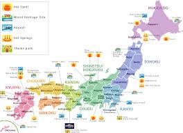 Hokkaido city distances and approximate traveling times. Jungle Maps Map Of Japan Tourist Destinations