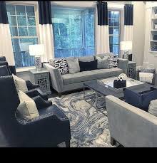 Grey Navy White Light Blue In 2020 Blue Living Room Decor Navy Living Rooms Blue Living Room